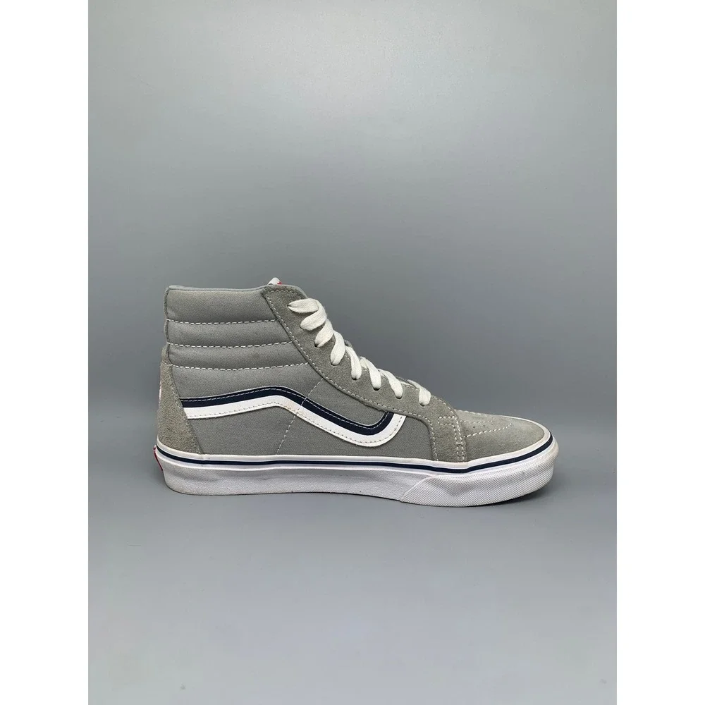 Vans Sk8-Hi MLB New‎ York Yankees Gray High Top Sneakers 721356 Men's Sz 8.0